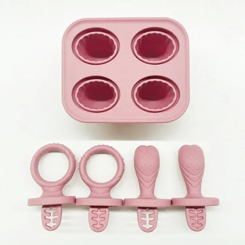 5-piece baby teether set – BPA-free silicone with handle grip | Teething toys