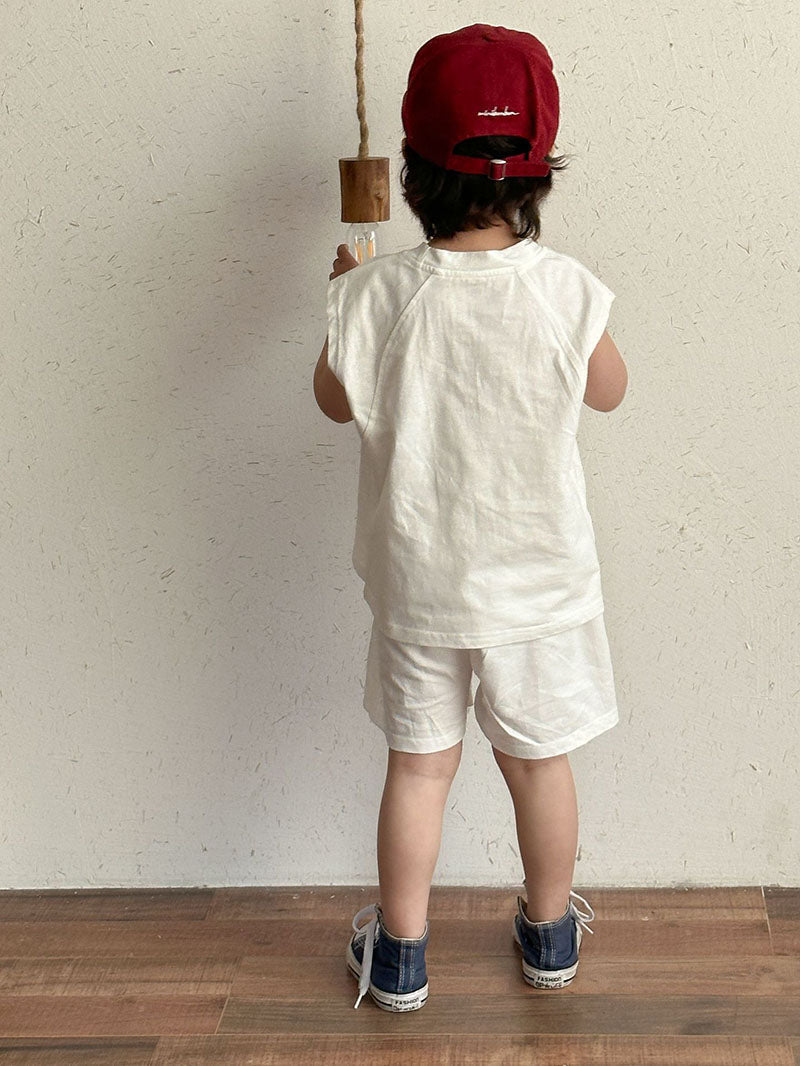 Summer set T-shirt and shorts – soft cotton, loose fit | Kids outfit
