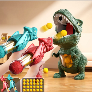 T-Rex ball shooter with foam balls – safe play, hours of fun | kids' dinosaur toy