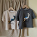 T-shirt with dino print – soft cotton, loose fit, 3D details | toddlers