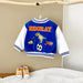 Baseball jacket with ribbed cuffs – soft lining, easy button fastening | kids outerwear