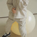 Kids jogging suit with soft fleece fabric – relaxed fit, elastic waistband | two-piece set
