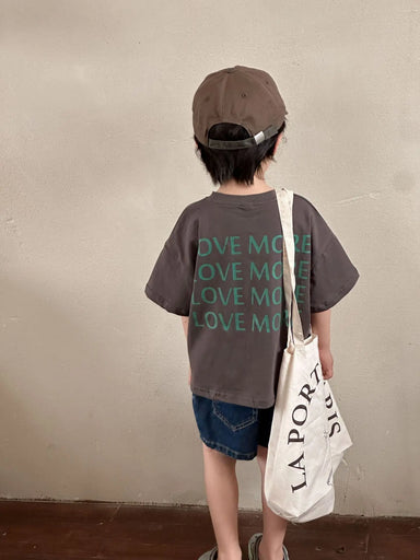 Oversized t-shirt with soft cotton comfort – unisex, playful print | kids tops