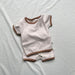 Soft ribbed lounge set for babies and toddlers – Breathable, stretchy, unisex | Summer outfit