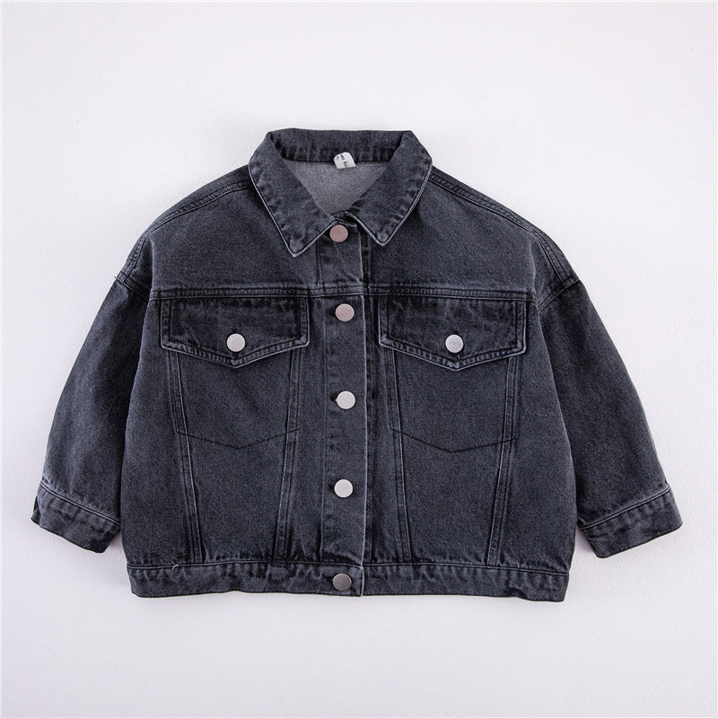 Classic denim jacket with timeless design – durable, versatile, comfortable fit | kids jacket