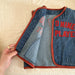 Kids' gilet with baseball-style design – soft cotton, button fastening | boys & girls