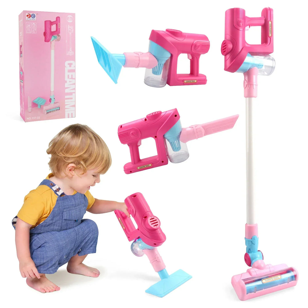 Toy vacuum cleaner with sound and light – Lightweight design, role play fun | Pretend play for kids