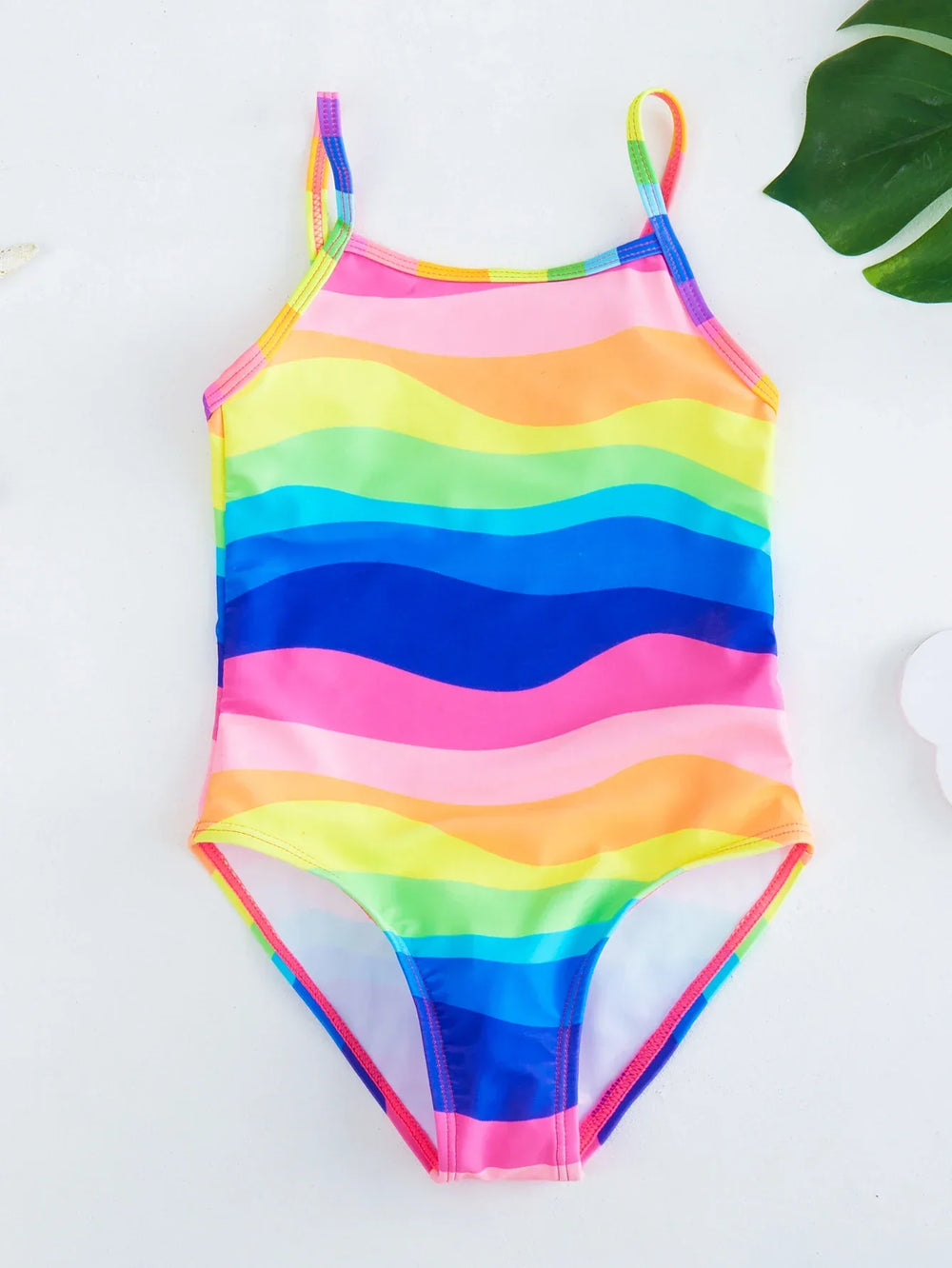 Girls' swimsuit with UV protection – mermaid, unicorn design, quick-drying | Kids swimwear