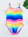 Girls' swimsuit with UV protection – mermaid, unicorn design, quick-drying | Kids swimwear