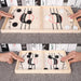 2-in-1 table game combines shuffleboard and football – compact, wooden | Family fun