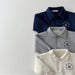 Fleece trousers and jumper set with half-zip – warm, soft, elasticated waist | Baby winter outfit