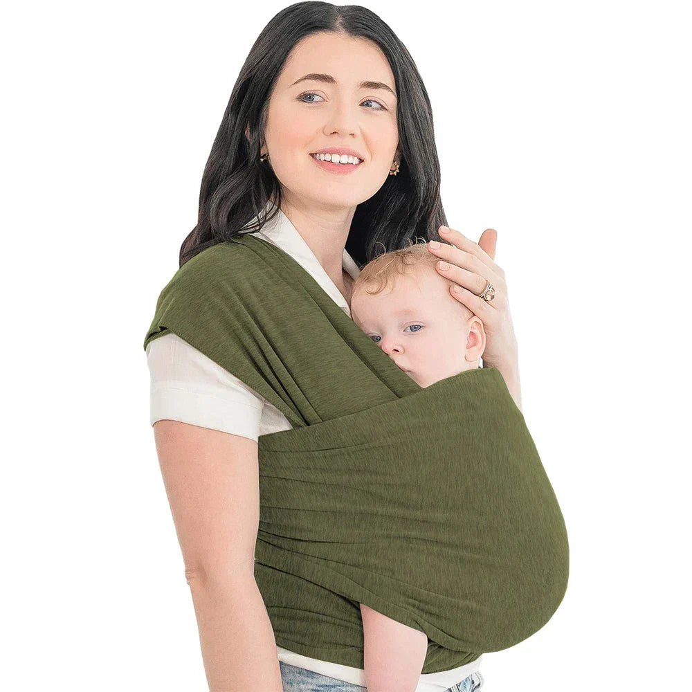 Ergonomic baby carrier with back-friendly support – padded straps, hip belt | parents