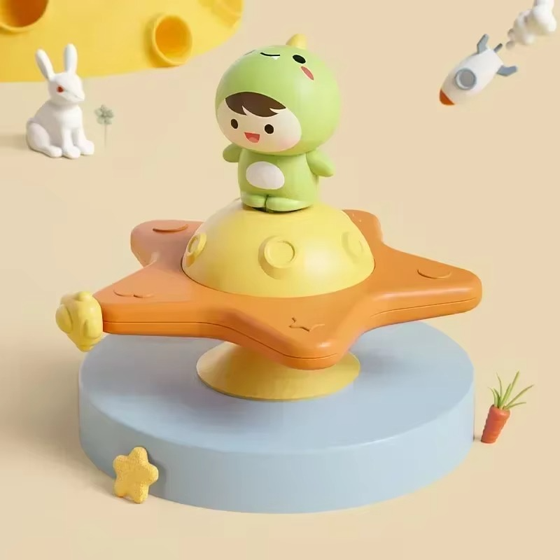 Suction cup spinner toy with strong suction grip – spinning fun, develops motor skills | baby toy
