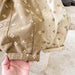 Baggy trousers with floral print – cotton-linen, elastic waist | unisex bloomers