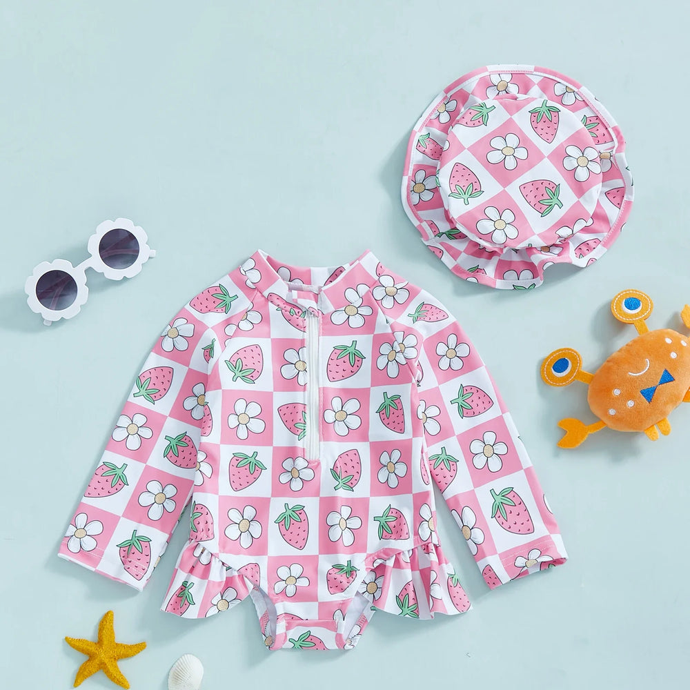 UV swim set with hat protects from the sun – quick-drying, stretchy | baby & toddler