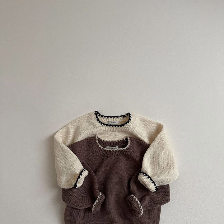Knitted jumper with retro pattern – soft, warm and durable | girls