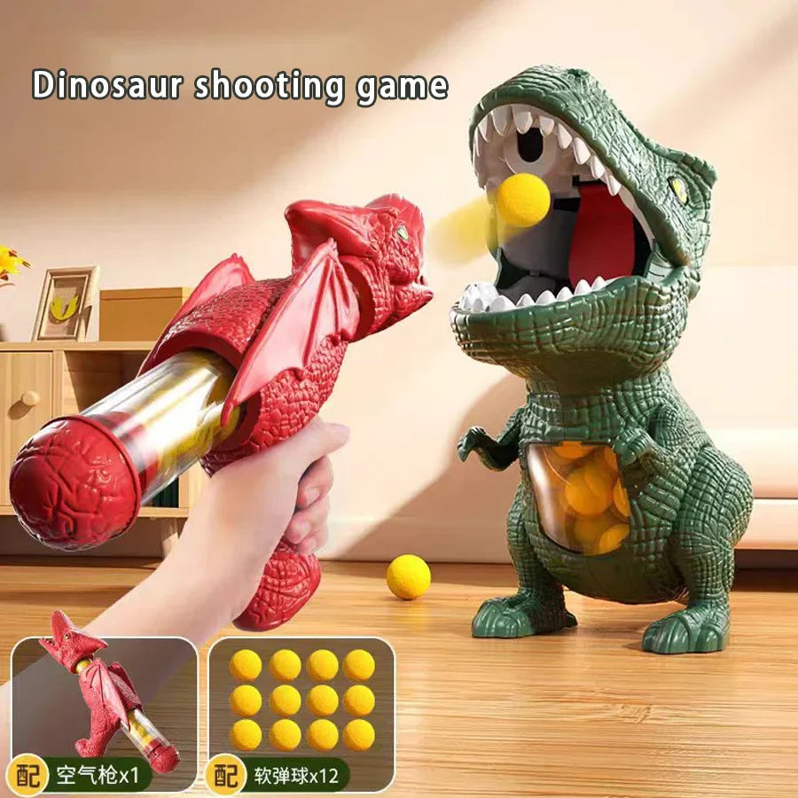 T-Rex ball shooter with foam balls – safe play, hours of fun | kids' dinosaur toy