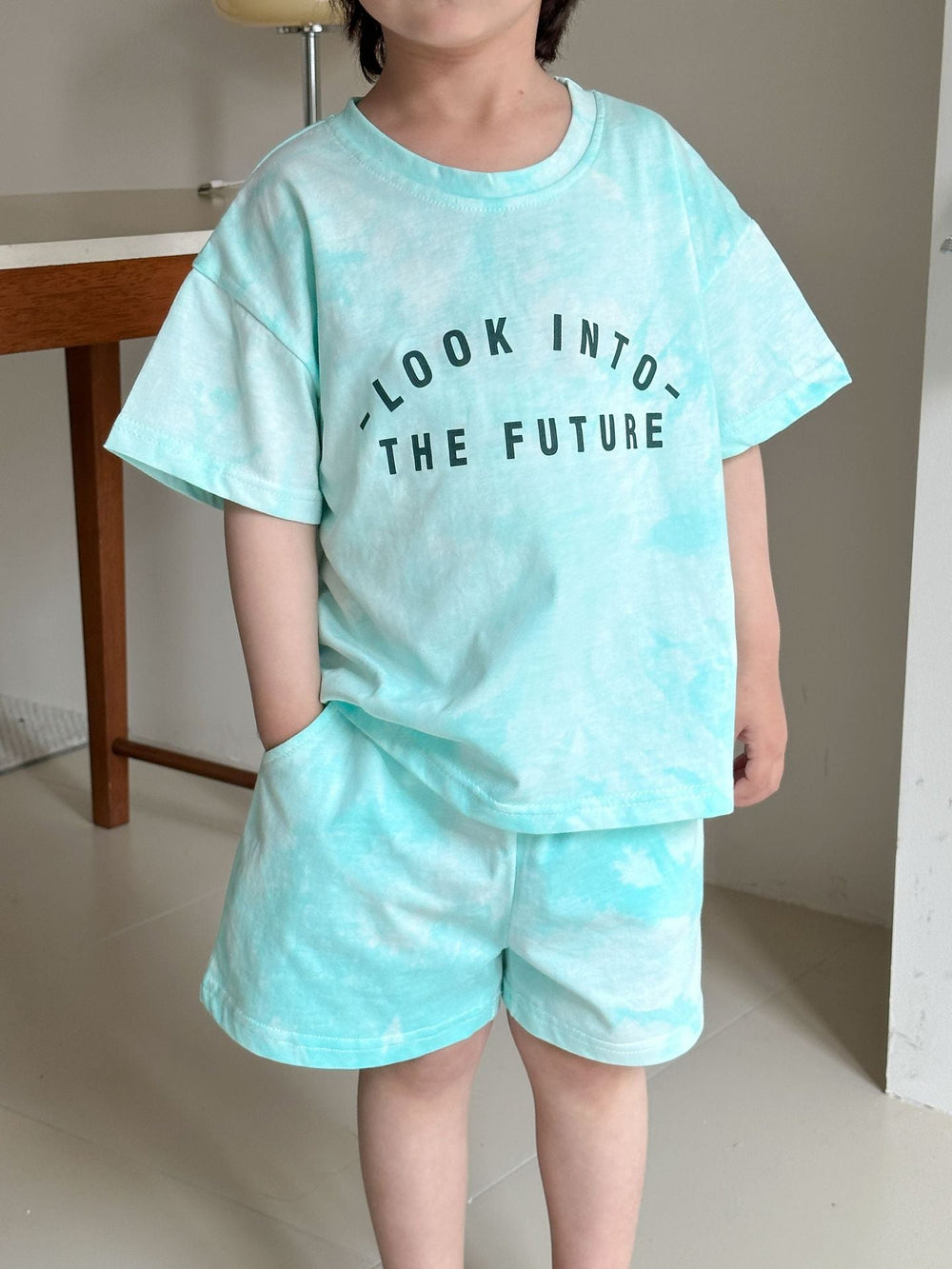 Tie-dye clothing set – soft cotton, oversized fit | unisex kids