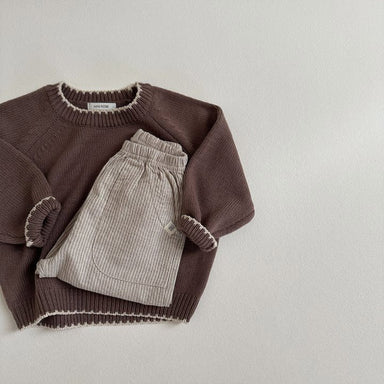 Knitted jumper with retro pattern – soft, warm and durable | girls