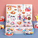 Wooden Montessori puzzle – educational toy, 10 themes | Kids
