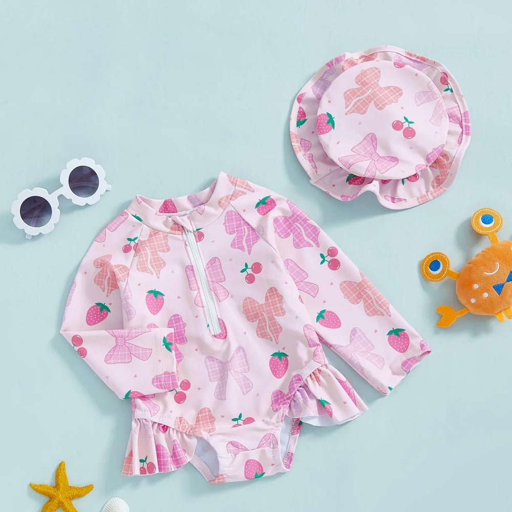 UV swim set with hat protects from the sun – quick-drying, stretchy | baby & toddler