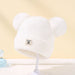 Warm baby beanie with pompom – soft, stretchy, cosy | winter hat