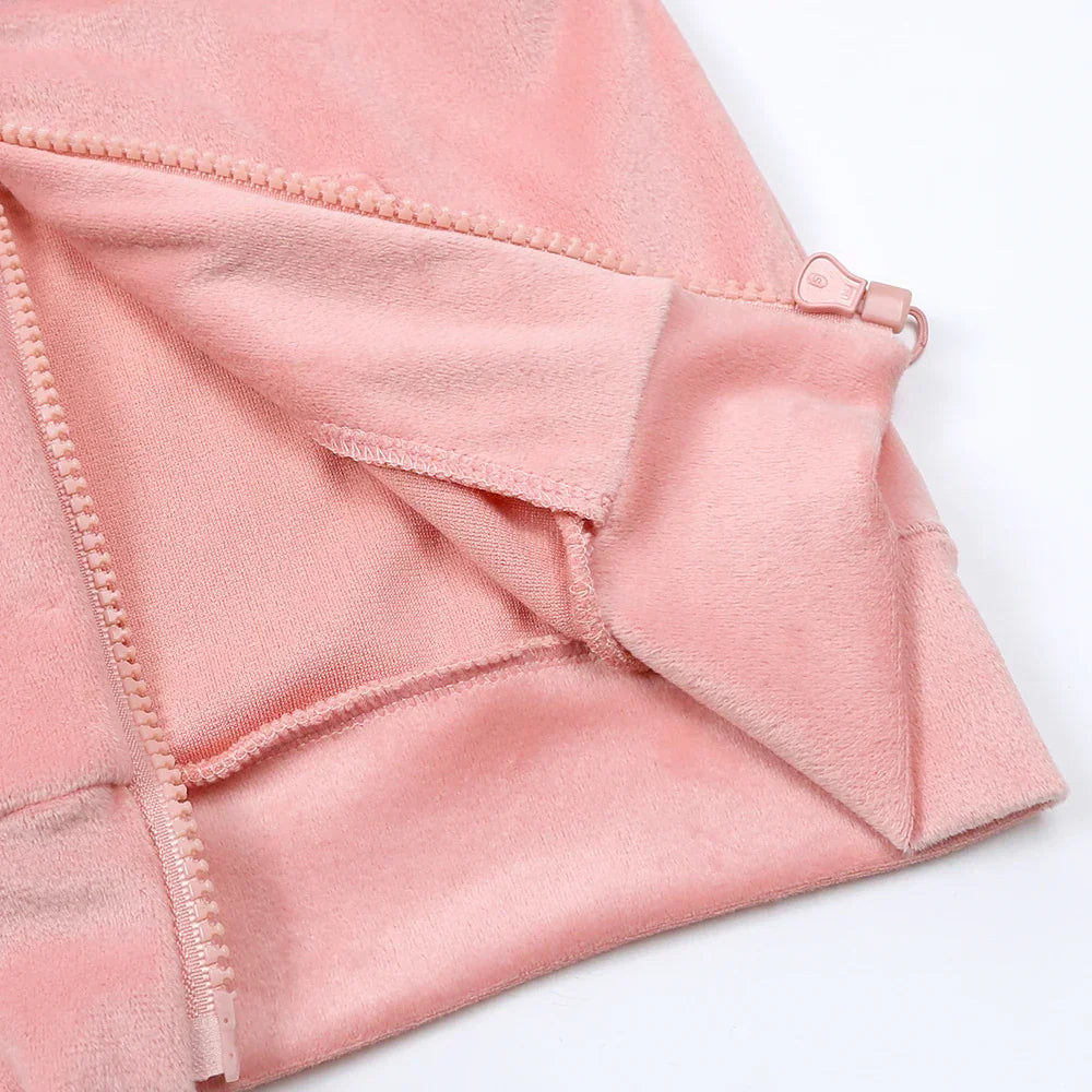Velvet tracksuit for kids – soft, warm, flexible fit | unisex outfit set