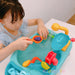 Water play toy sink with fishing game – flowing water, accessories | for kids