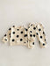 Polka dot tracksuit with soft cotton – comfy fit, elastic waist | girls
