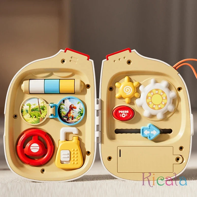 Sensory toy case for toddlers – compact, travel-friendly, stimulates senses | Travel toys