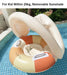 Baby swim ring with sun canopy – inflatable float | Up to 25kg