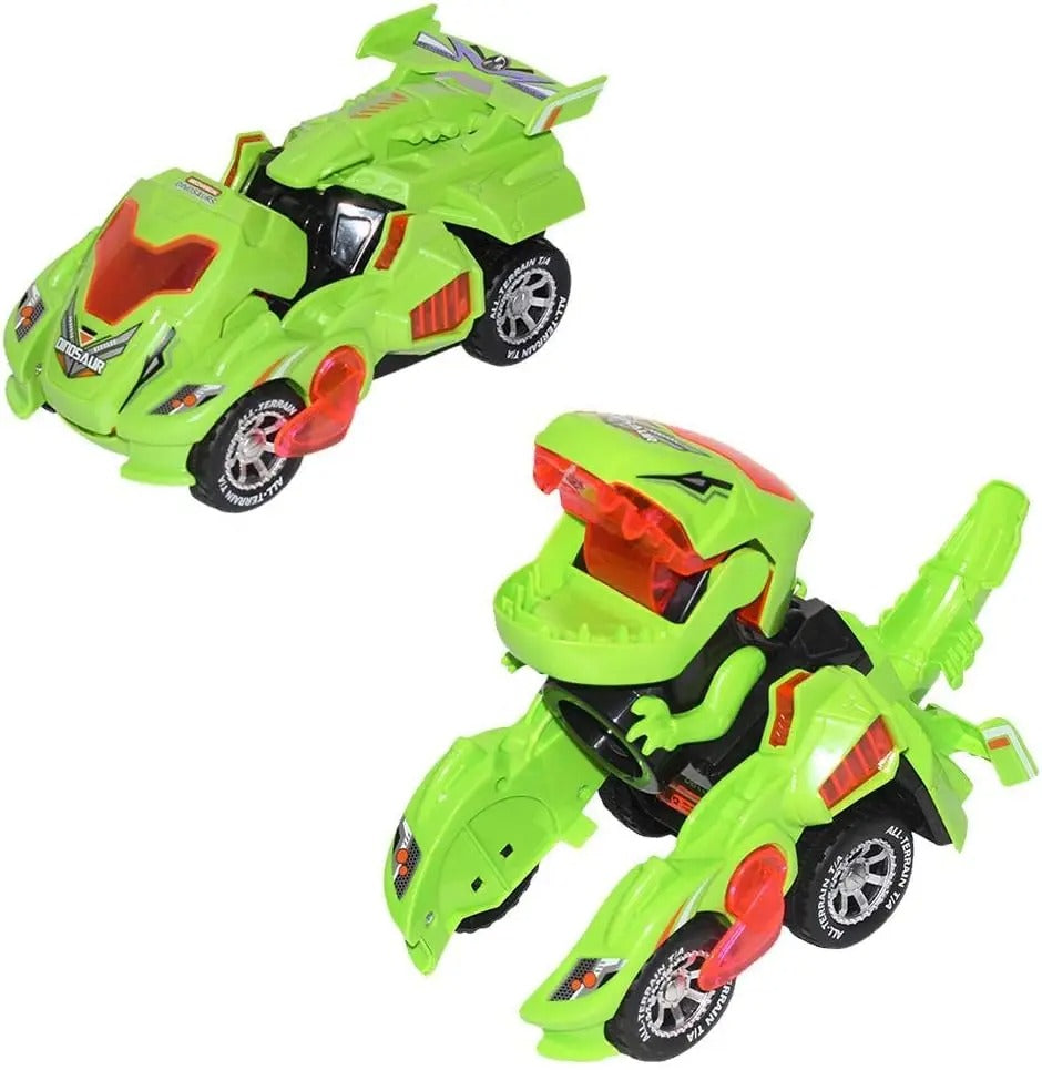 Dino car that transforms into a dinosaur – light & sound | kids' toy