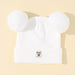 Warm baby beanie with pompom – soft, stretchy, cosy | winter hat