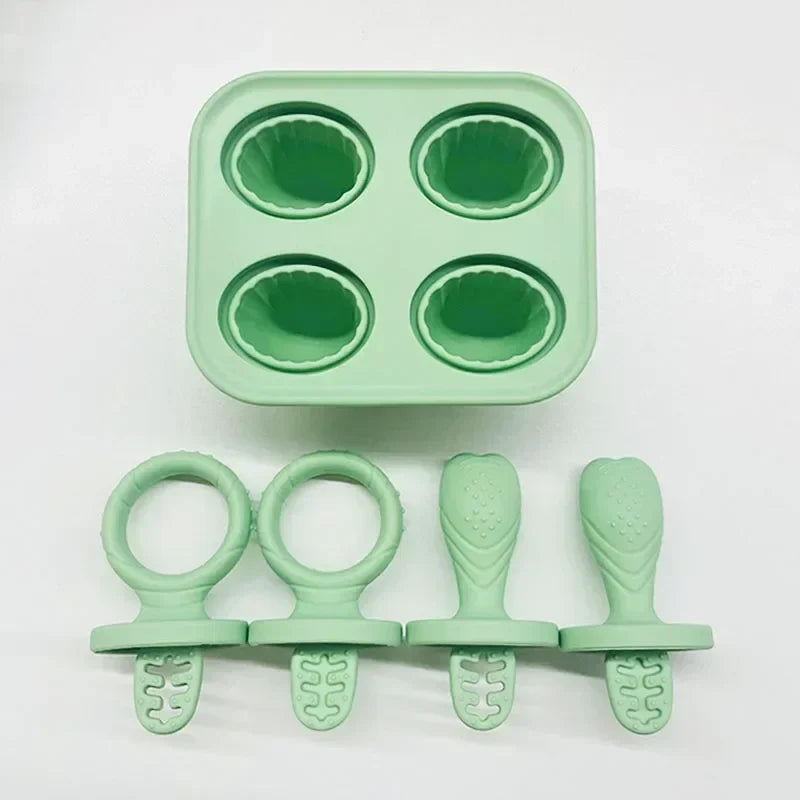 5-piece baby teether set – BPA-free silicone with handle grip | Teething toys