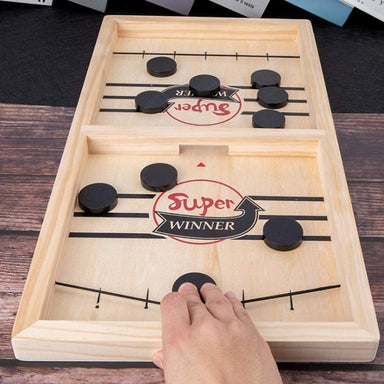 Wooden table hockey game – Fast, easy to learn, durable | Family game