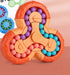 Fidget spinner puzzle eases stress and sharpens focus – 360° spin, colour beads | kids