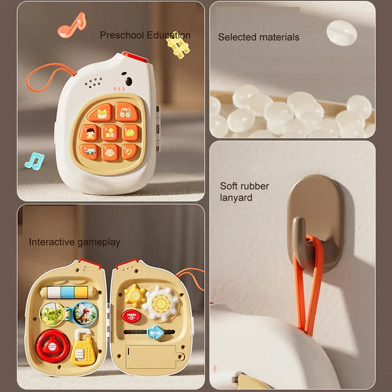 Sensory toy case for toddlers – compact, travel-friendly, stimulates senses | Travel toys