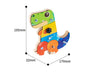 Wooden dino building set stimulates motor skills – screws, parts, creativity | Educational toy 2+