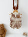 Striped summer set with bear embroidery – soft, stretchy, elastic waist | baby & toddler