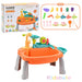 Water play toy sink with fishing game – flowing water, accessories | for kids