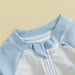Baby swim romper with UV protection – long sleeves, quick-dry, zip fastening | Toddler swimwear