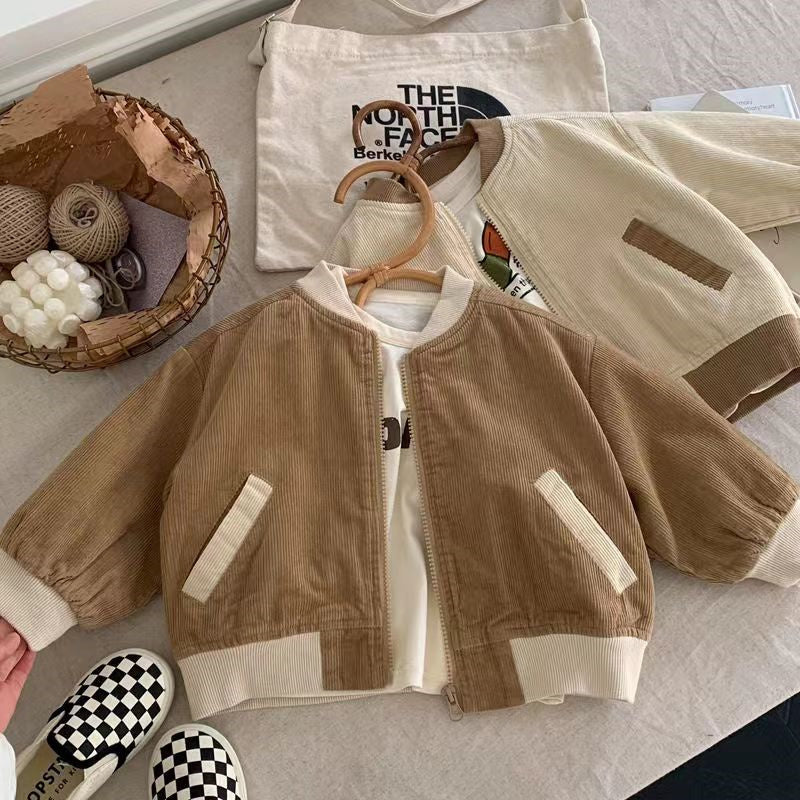 Jacket with ribbed trims – lightweight, durable, timeless design | kids outerwear