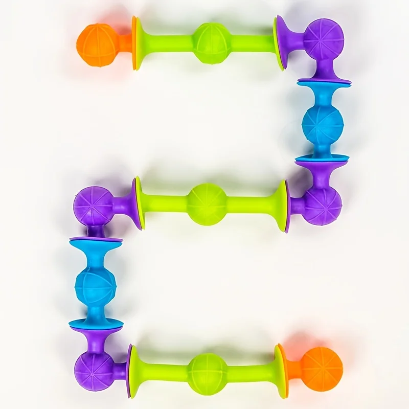 Suction cup building set – educational, creative construction toy | kids