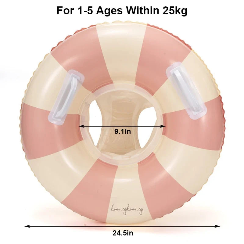 Baby swim ring with sun canopy – inflatable float | Up to 25kg