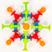 Suction cup building set – educational, creative construction toy | kids
