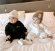 Baby jumpsuit with angel wings – soft cotton, easy poppers | babywear