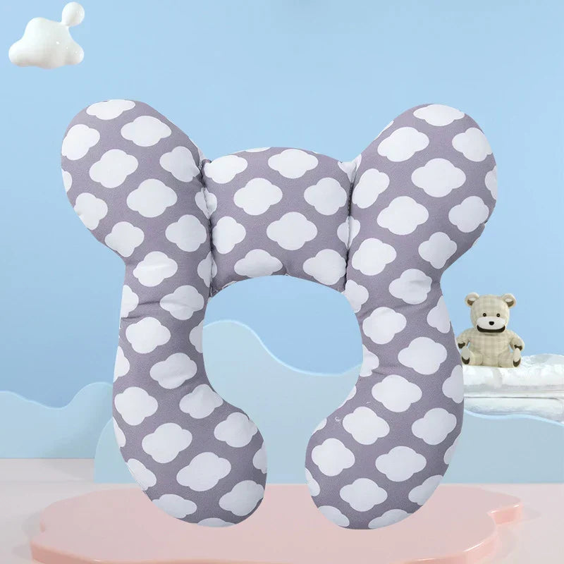 Baby neck pillow for car seat – ergonomic, soft travel cushion | for babies