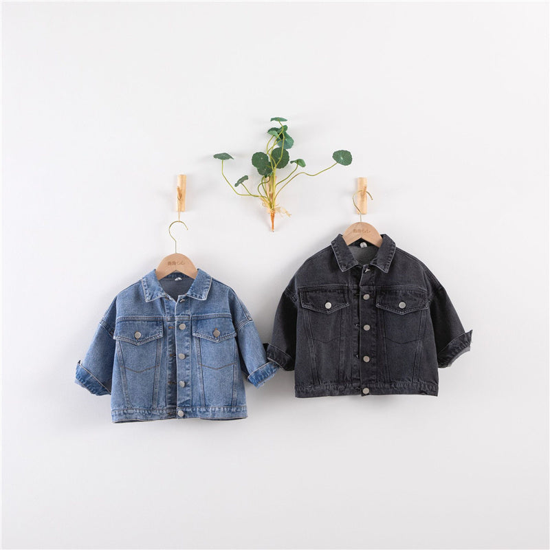 Classic denim jacket with timeless design – durable, versatile, comfortable fit | kids jacket