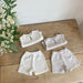 Waffle-knit toddler set – button detail, breathable cotton | unisex summer outfit