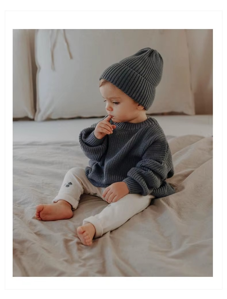 Knitted jumper for warmth and comfort – soft, easy to put on | baby & toddler